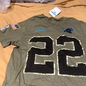 Christian mccaffrey salute to service shirt. Medium. With tags. New
